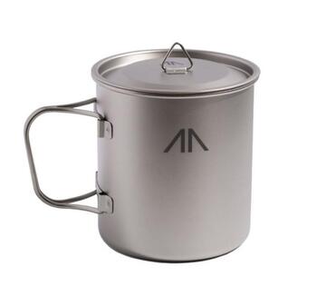 Кружка GORAA Titanium с крышкой 0,6L Кружка GORAA Titanium с крышкой 0,6L