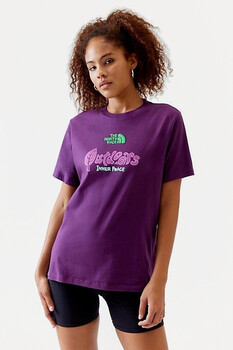 The North Face Футболка TNF W S/S Outdoors Together Tee (BlackCurrant Purple OTGraphic)