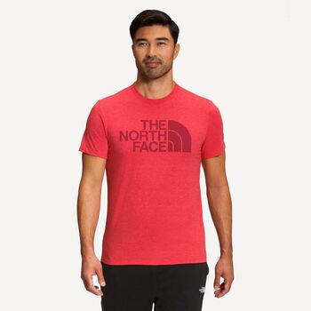 The North Face Футболка S/S Half Dome Tri-Blend Tee (red heather)