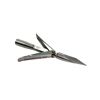 Наконечник со скручивающимся бойком и трехгранной заточкой