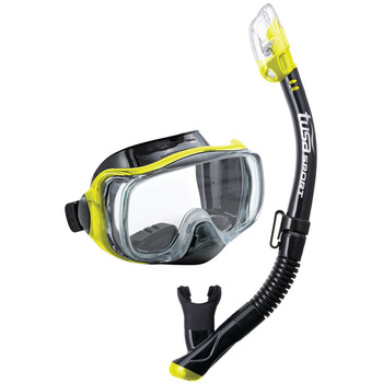 Tusa Комплект маска+трубка UCR-3325P, в сумке (BK/FY)