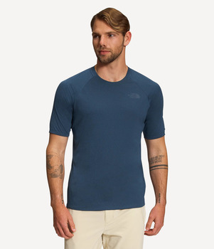 The North Face Футболка Big Pine S/S Crew (shady blue heather)