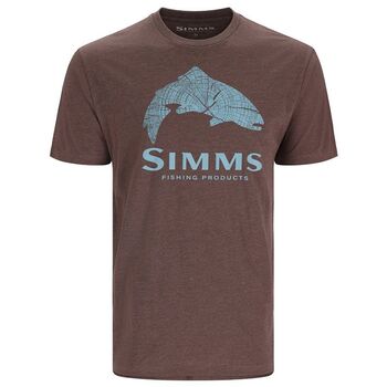 Футболка Simms Wood Trout Fill T-Shirt 