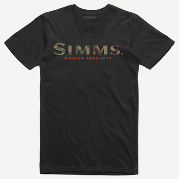 Simms Футболка Simms Logo T-Shirt (Black)
