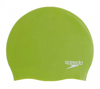 Speedo Шапочка для плавания Speedo Moulded Silc, силикон (салатовый)