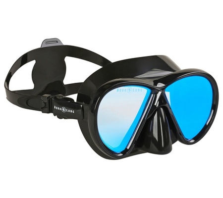 Маска Horizon DS черный силикон, зеркальные линзы HD