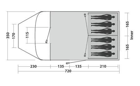 Палатка Easy Camp Palmdale 600 Lux