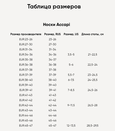 Носки Accapi Outdoor Merino Endurance Crew