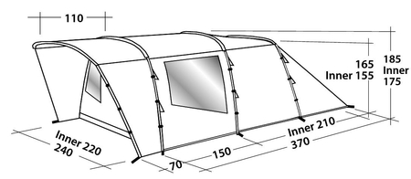 Палатка Easy Camp Palmdale 400