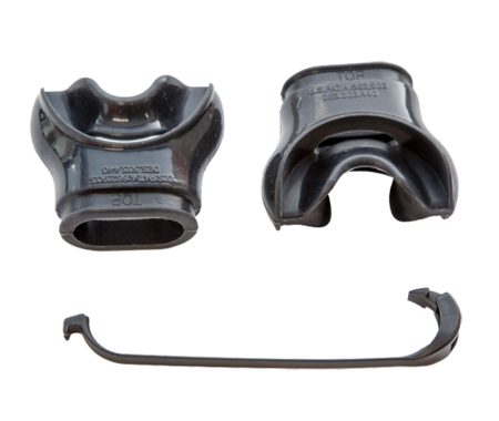 Загубник 2шт + многоразовый хомут