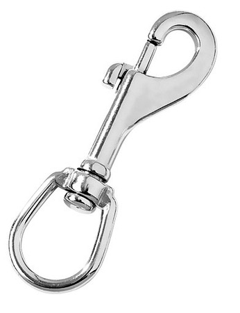 Карабин для дайвинга с поворотным кольцом SNAP 14 мм