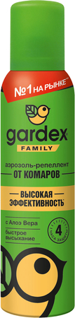 Аэрозоль Gardex Family от комаров 150мл