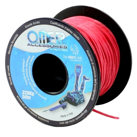 Линь DYNEEMA (нагрузка 320кг) красный