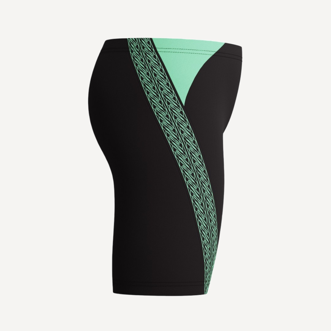 Плавки-шорты Speedo Hyperboom Splice Jammer детские (Детский; 11-12 лет; черный/салатовый)