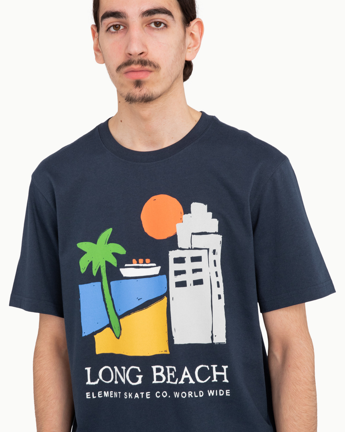 Футболка LONG BEACH (L (50); eclipse navy; Мужской)