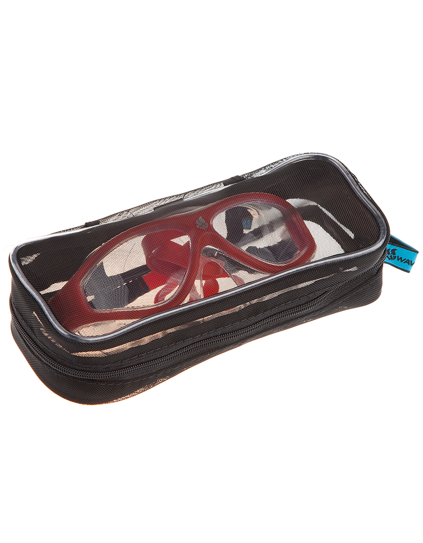 Очки для плавания Flame mask (прозрачные; Красный)