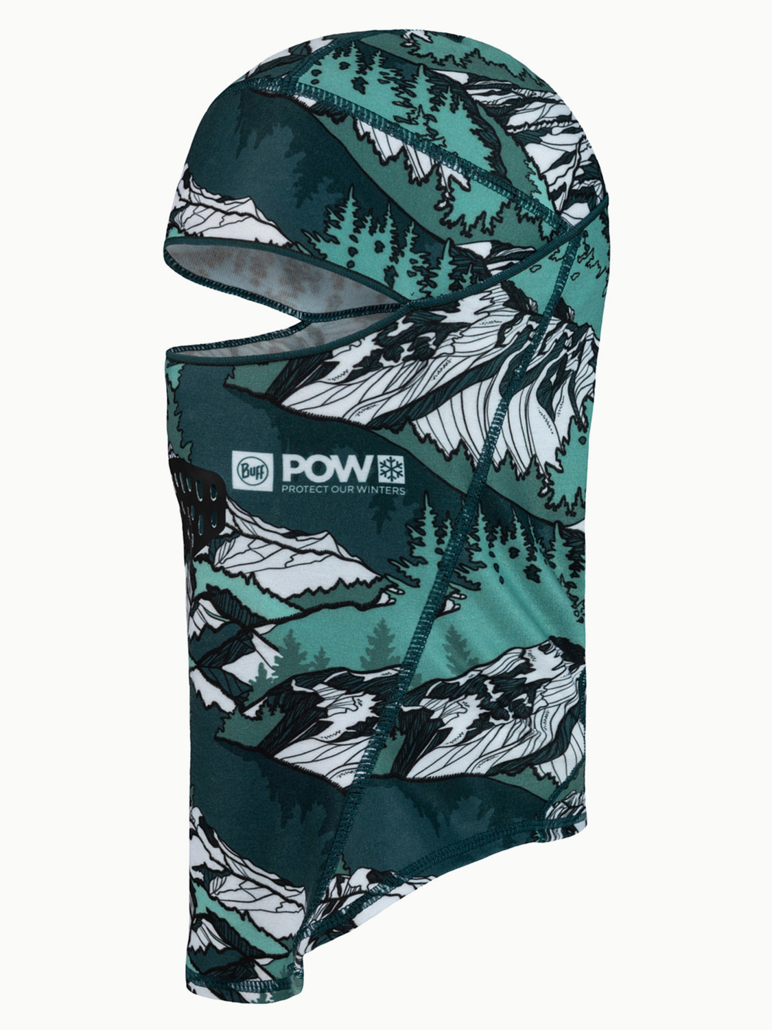 Балаклава Buff Thermonet Hinged (; one size; Pow Lau Green)