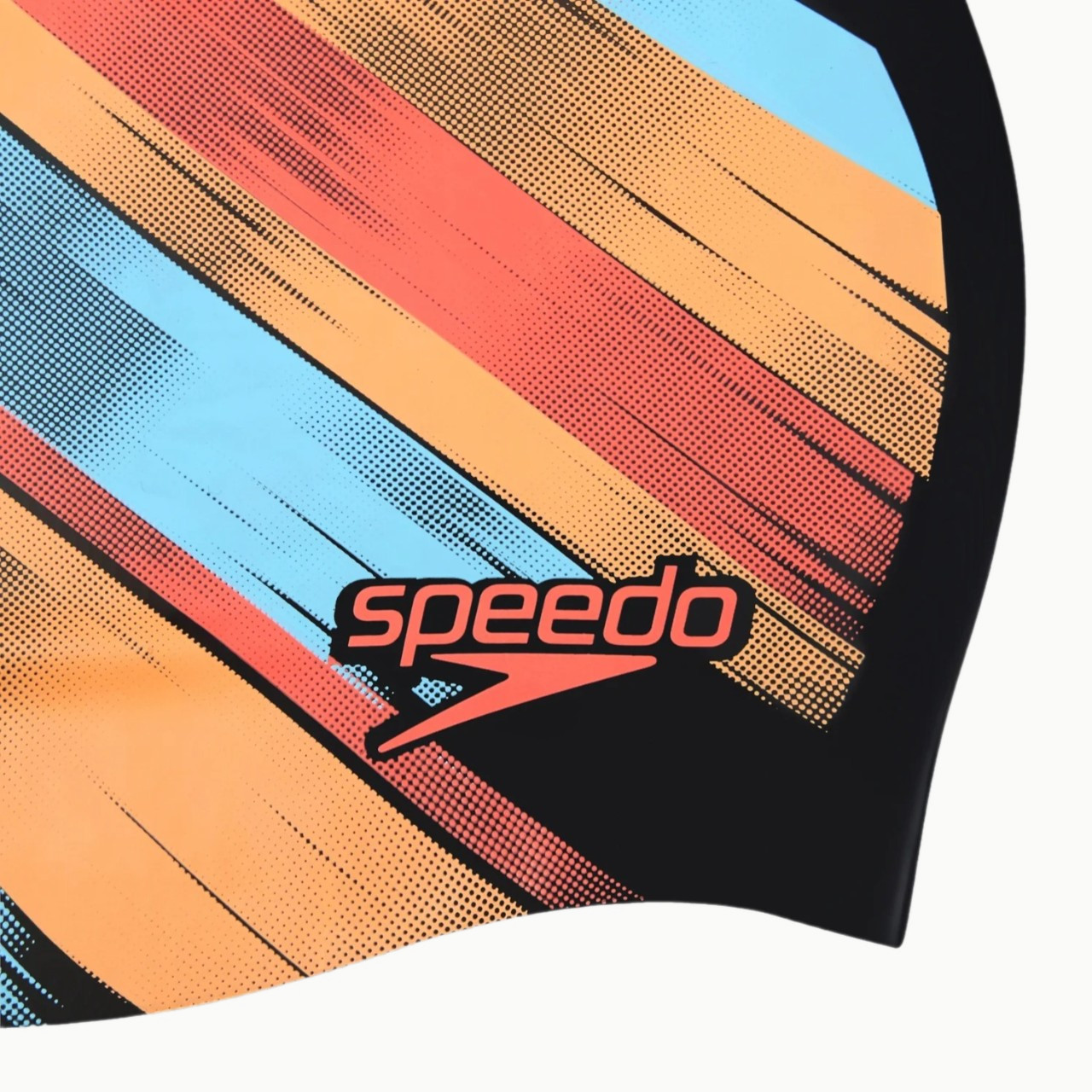 Шапочка для плавания Speedo Reversible Moulded Silicone (черный/мультиколор)