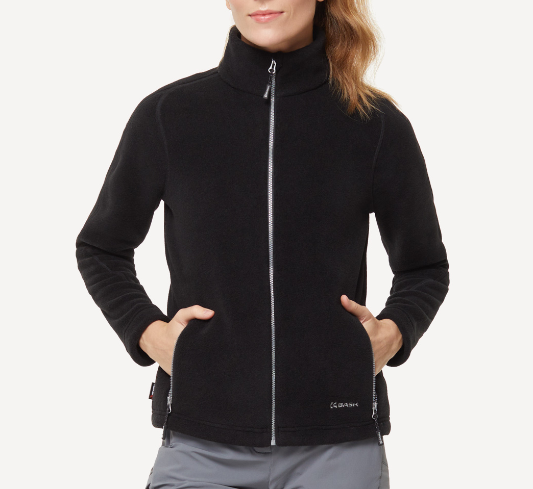 Кофта флисовая BASK Pol Jump LJ Жен (; 50; черный)