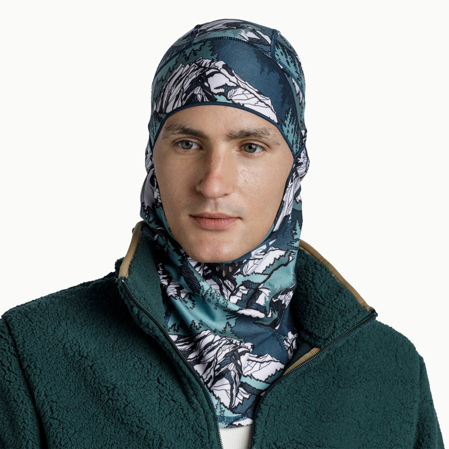 Балаклава Buff Thermonet Hinged (; one size; Pow Lau Green)