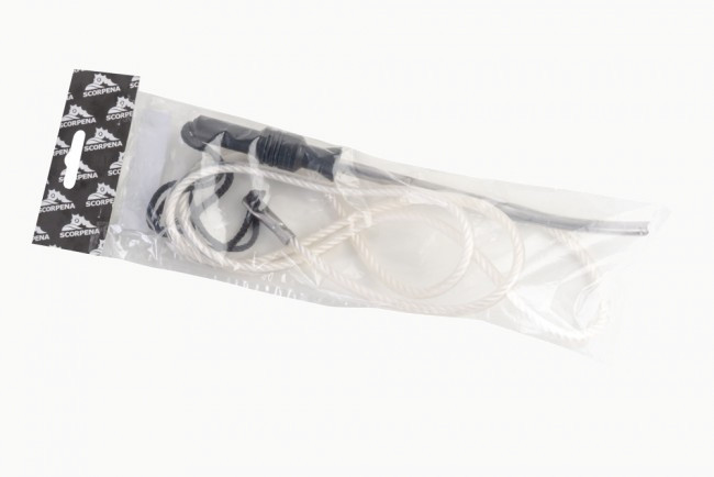 Кукан механический веревочный в оплетке (сталь)