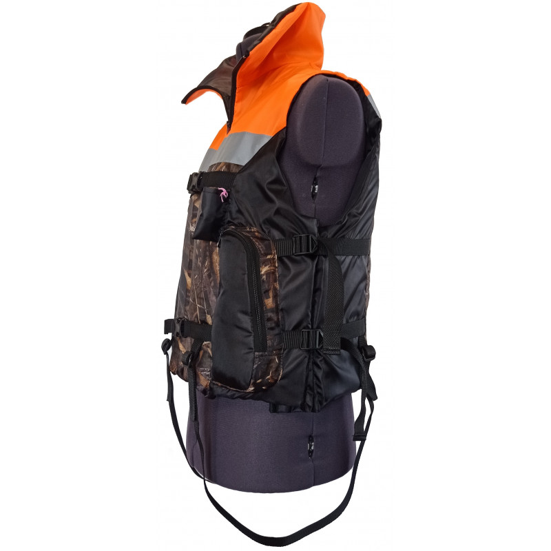 Жилет спасательный Сильвер-3 (48-52 (до 80кг); камуфляж)