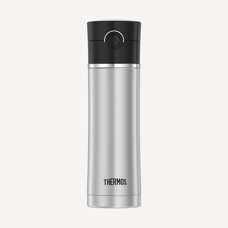 Термокружка Thermos NS-402 BK 0,47L (Gloss Steel, +12h/-24h)