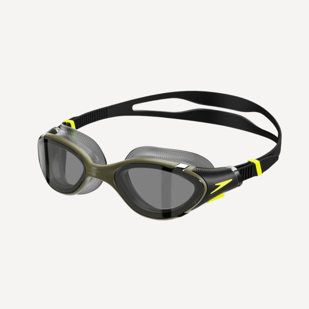 Очки для плавания Speedo Biofuse 2.0 Polarised (поляризационные; черный/зеленый)