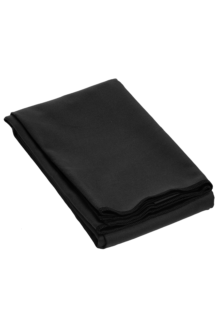 Полотенце из микрофибры Microfibre Towel 80х140 см (Унисекс; 80х140 см; Черный)