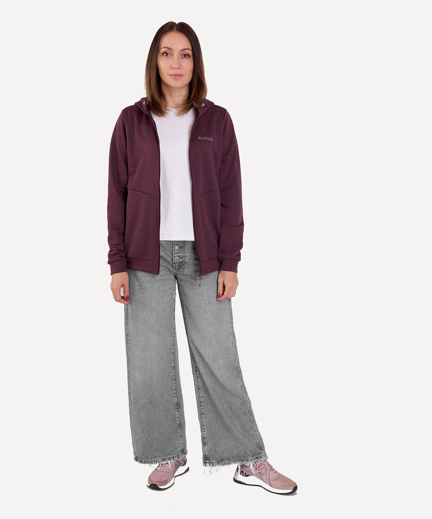 Куртка Худи RedFox Porto Wmn (Женский; S; Бургунди)