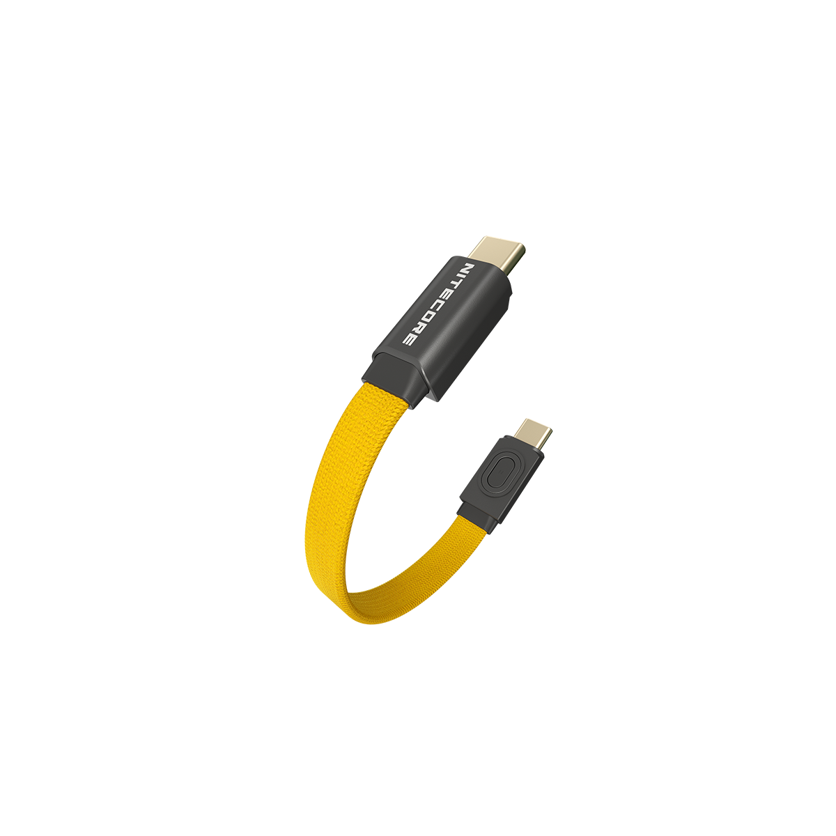 Магнитный кабель NiteCore NLink10 USB-C (Желтый, 7см, PD/QC до 60Вт)