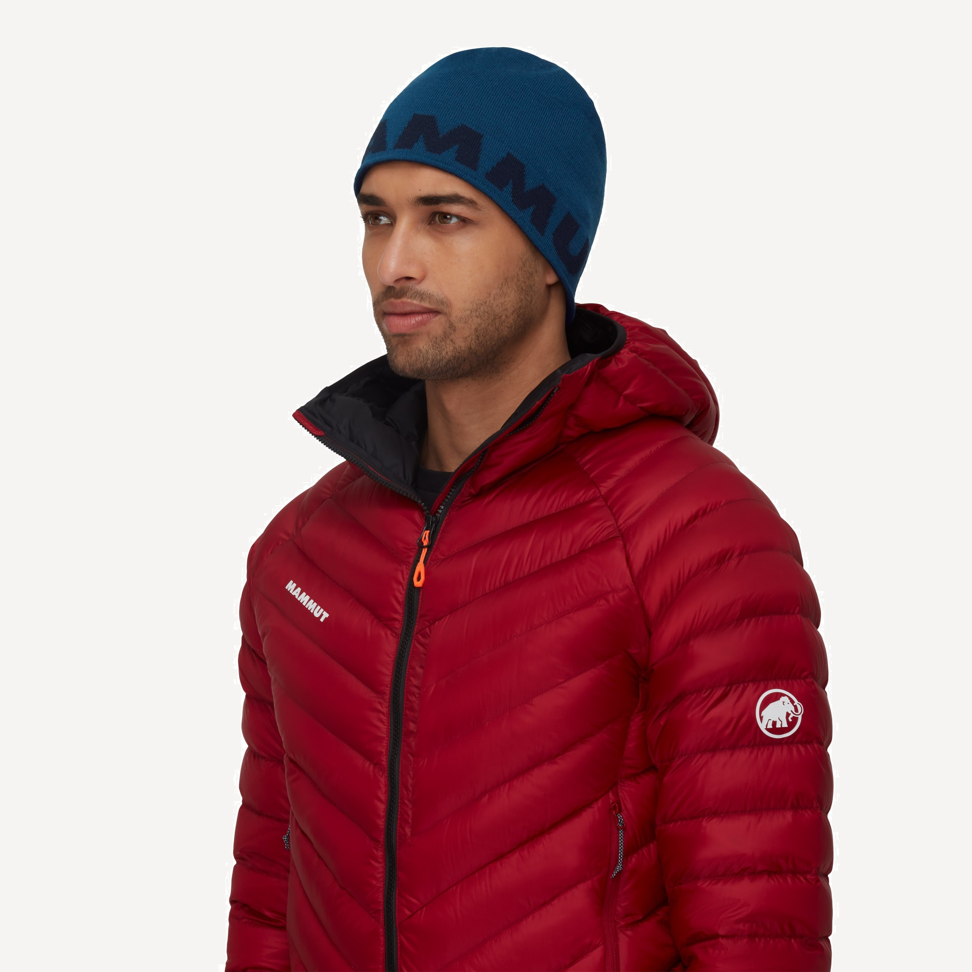 Шапка Mammut Logo Beanie Reversible (; one size; deep ice-marine)