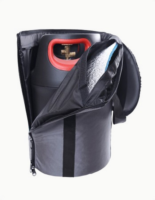 Термочехол для баллона HPC с шевроном 12,7л (Серый)