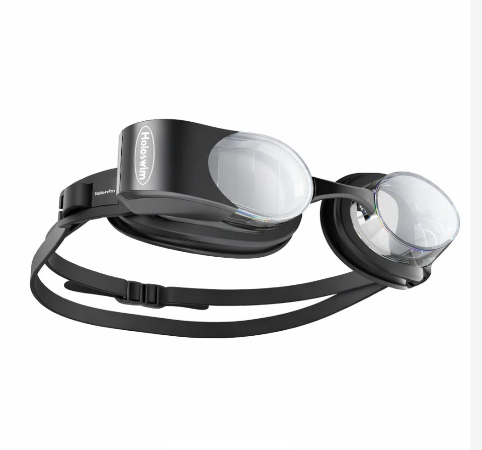 Смарт очки для плавания Holoswim 2 Go (прозрачные; Black)