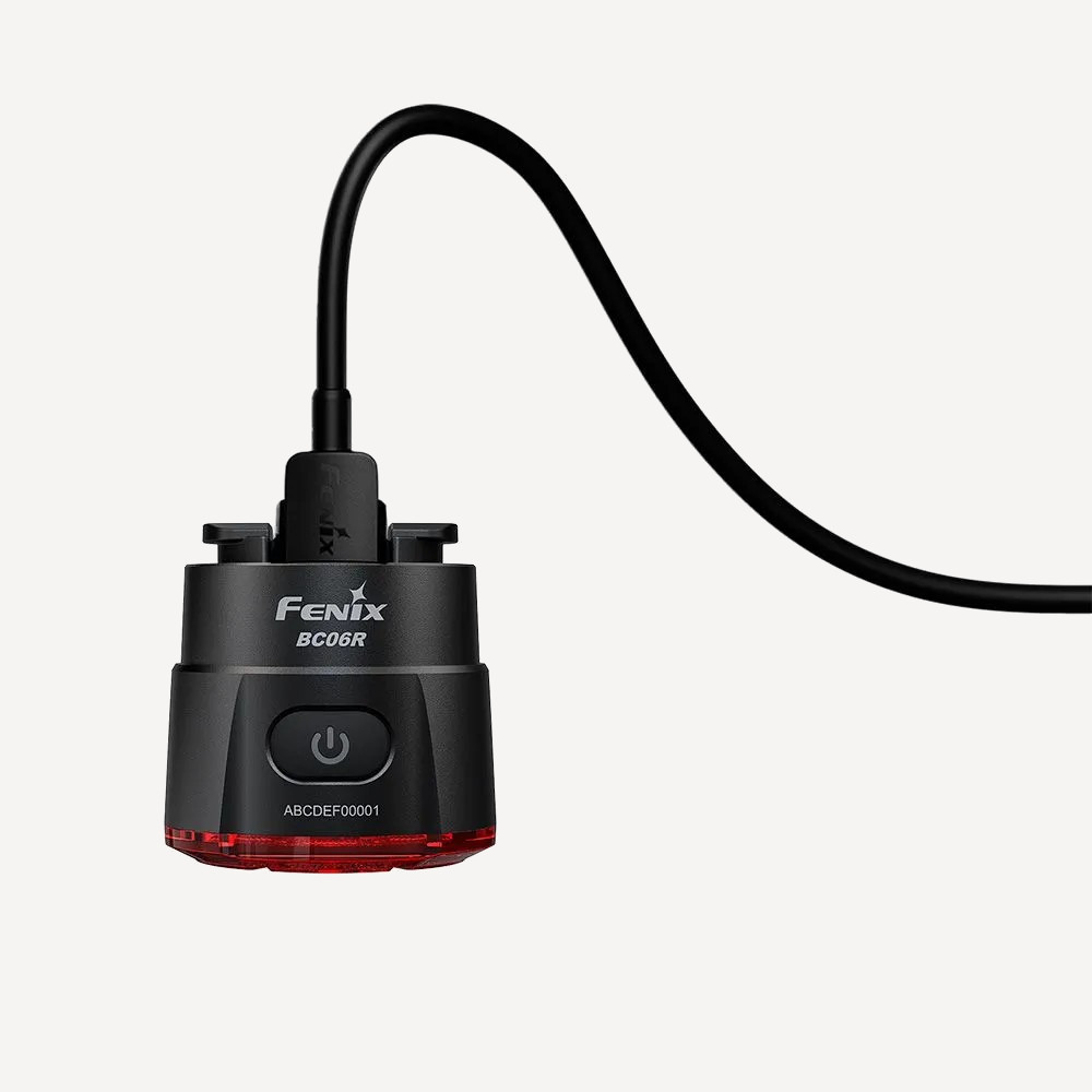 ВелоФара задняя Fenix BC06R 90 Lumen (Красный свет, 560mAh, Type-C)