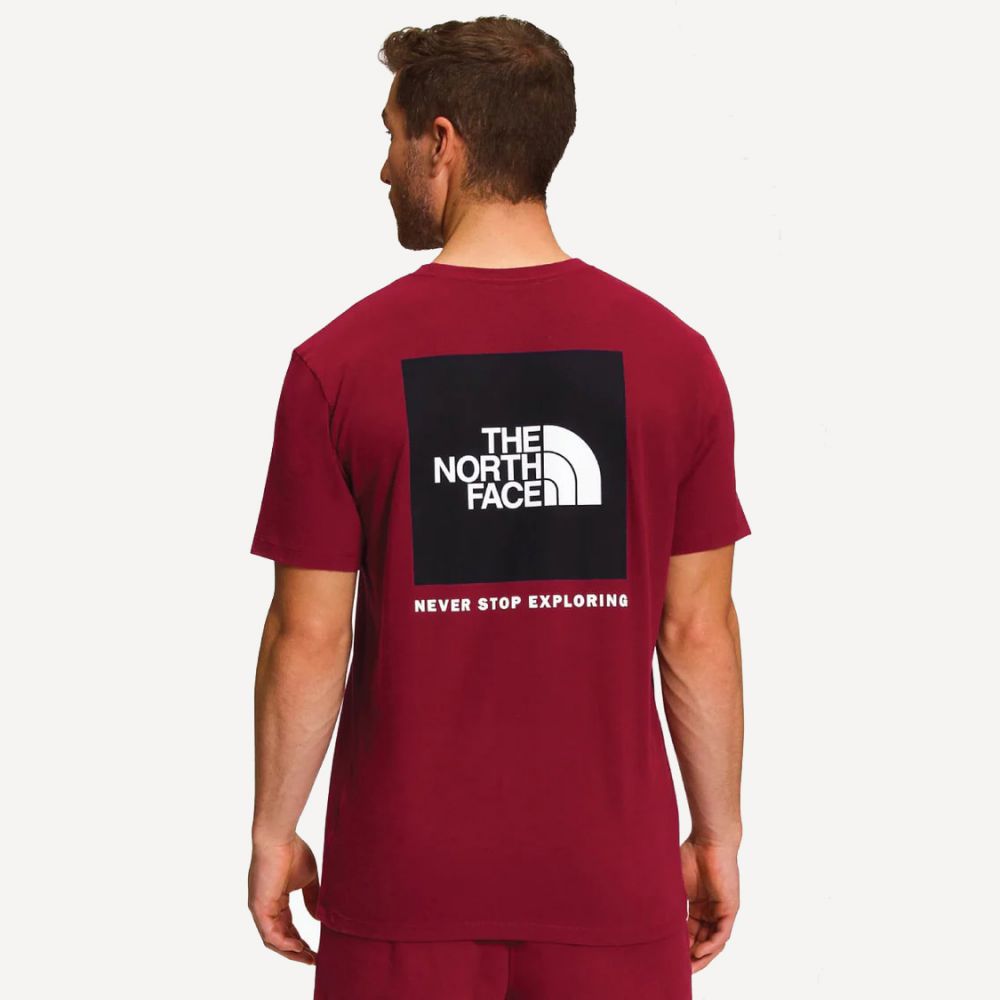 The North Face S S Box NSE Tee cordovan black XL