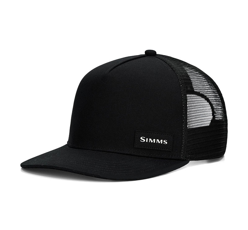 Кепка Simms High Crown Flatbill (; one size; Black)