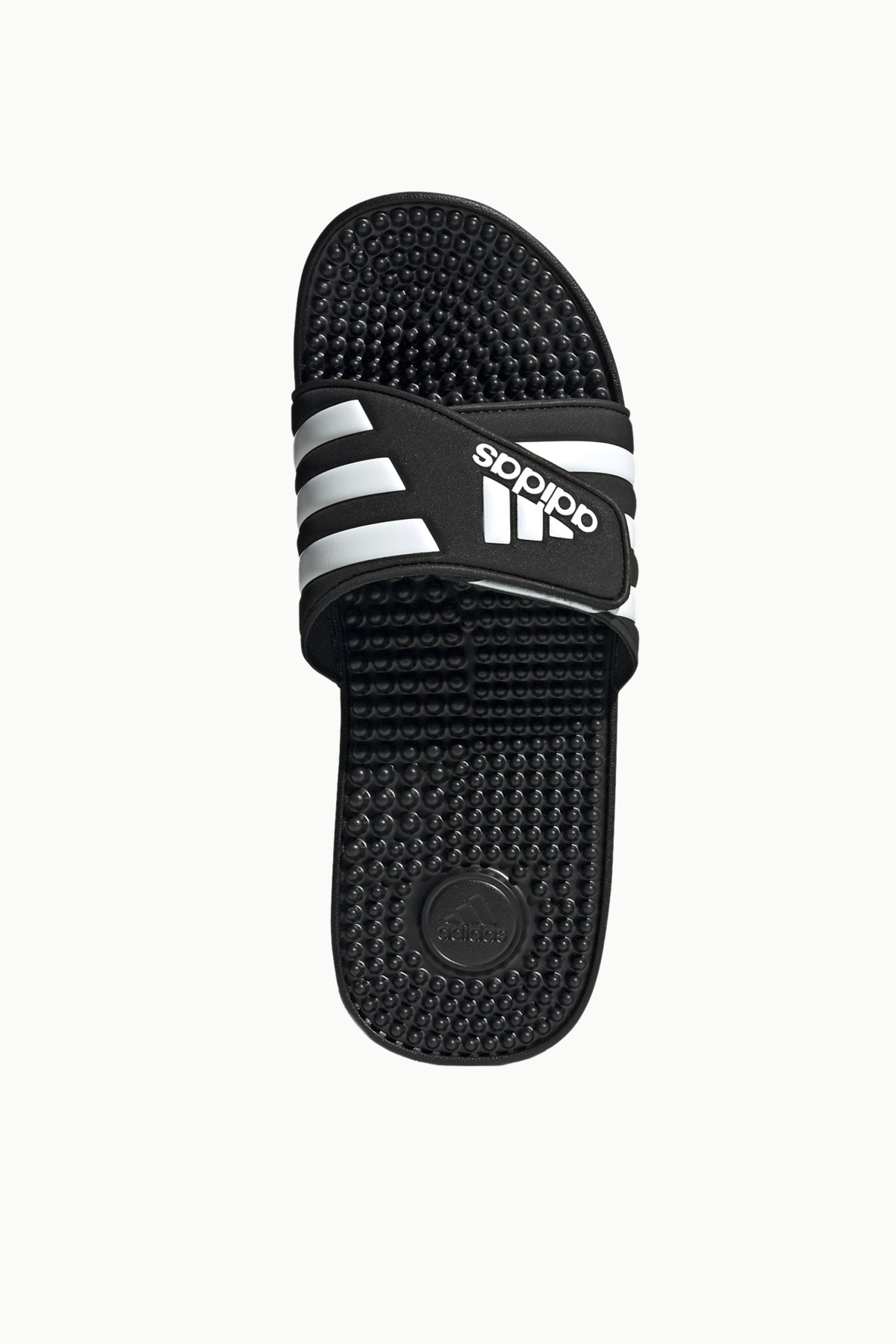 Шлепанцы ADISSAGE (RU 46 UK 12 USm 12.5 СМ 29.3; Black / White)