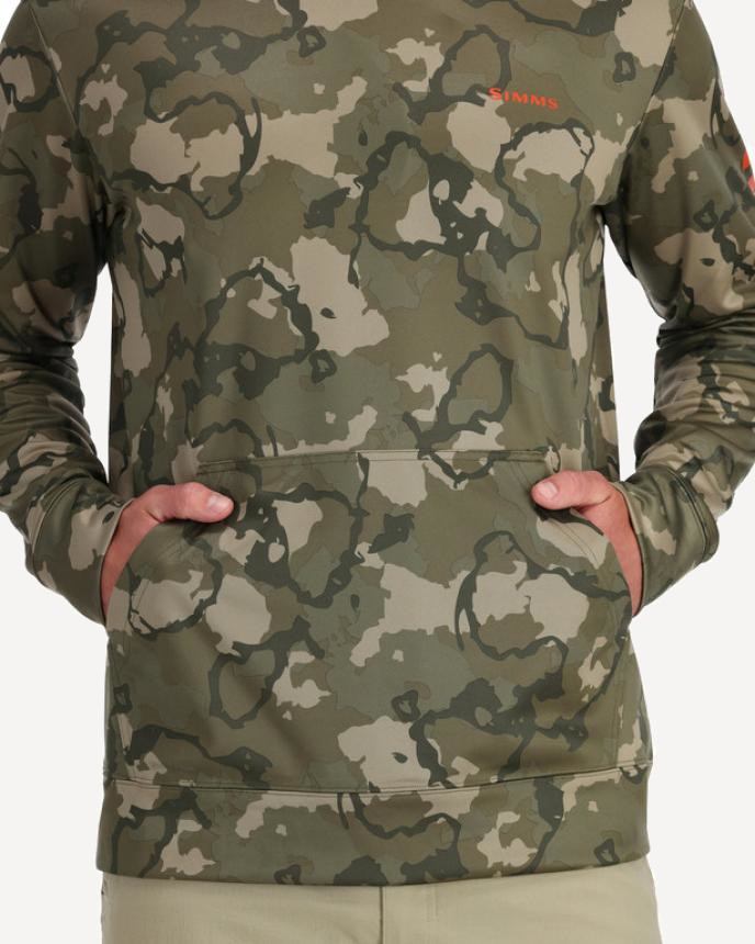 Толстовка Simms Challenger Hoody '21 (Мужской; L; Regiment Camo Olive Drab)