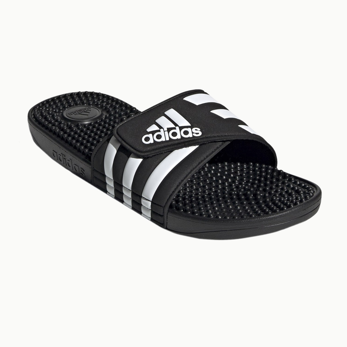 Шлепанцы ADISSAGE (RU 46 UK 12 USm 12.5 СМ 29.3; Black / White)