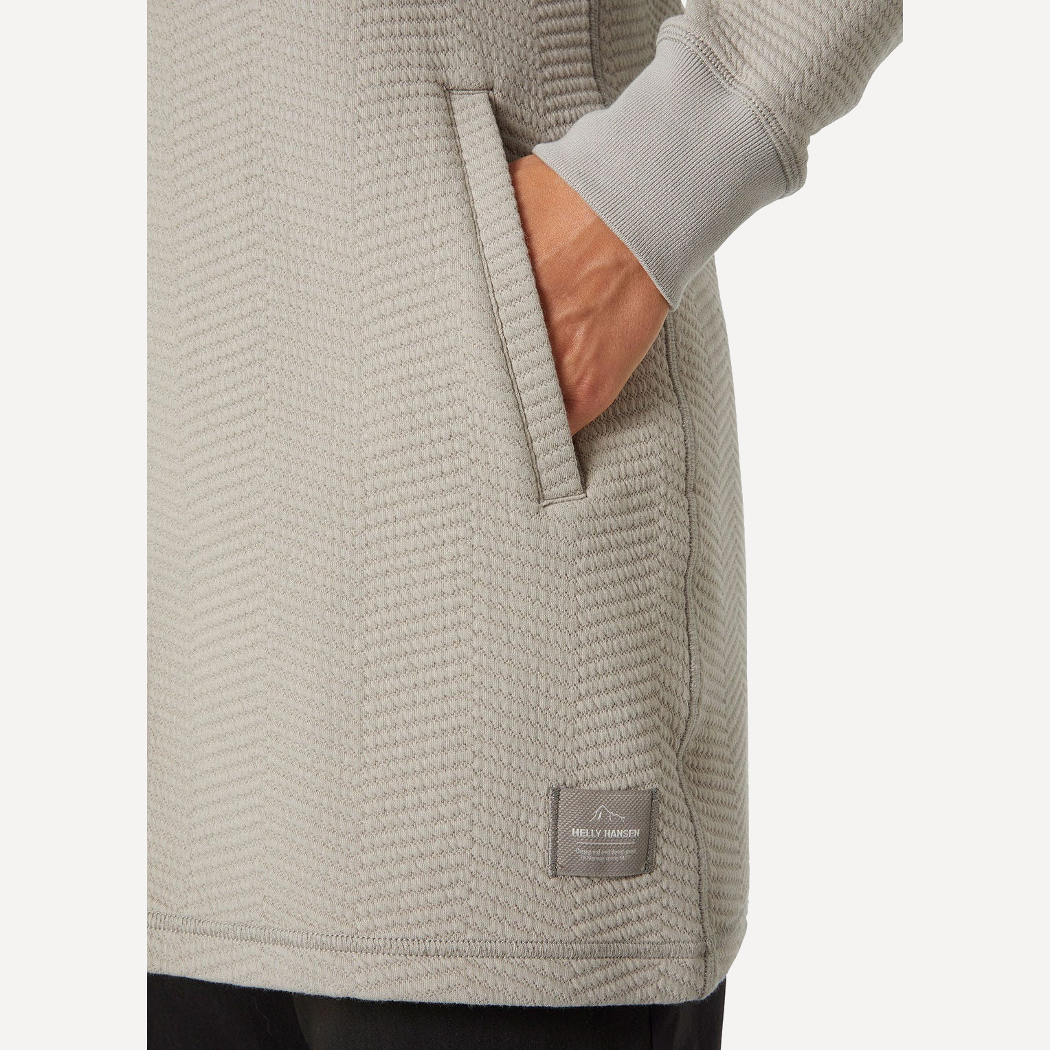 Свитер HH Wmn Lillo Long Zip Sweater (Женский; S; Mellow Grey)