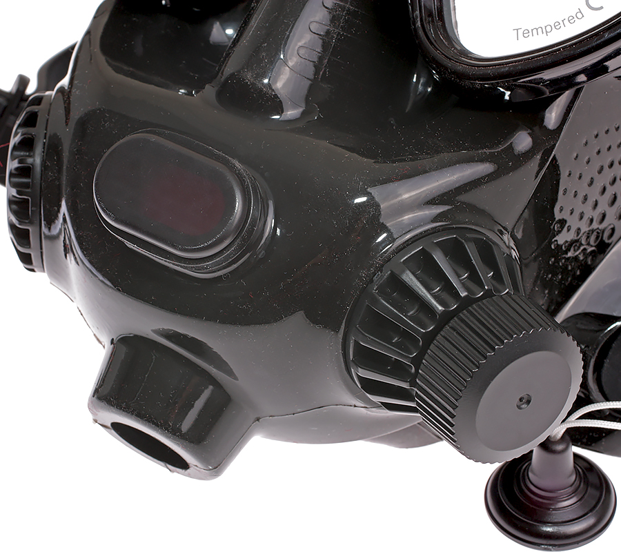 Маска полнолицевая FanDiver F22 (черный силикон; black)