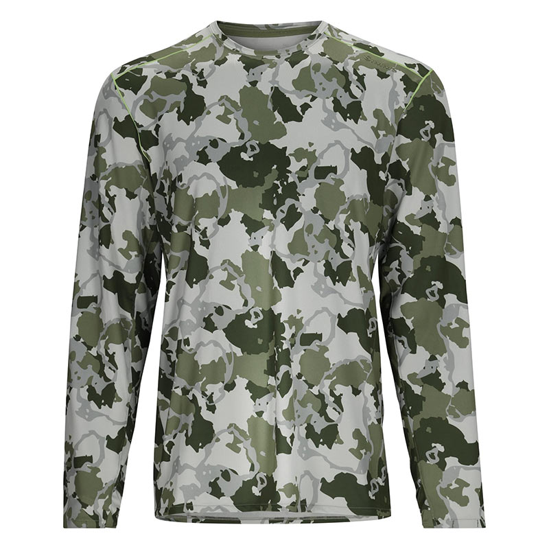 ТермоФутболка Simms SolarFlex Crew (Мужской; XXL; Regiment Camo Clover)