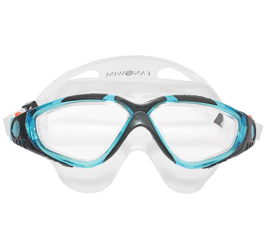 Очки для плавания FanSwim T19 (прозрачные; голубой / черный)