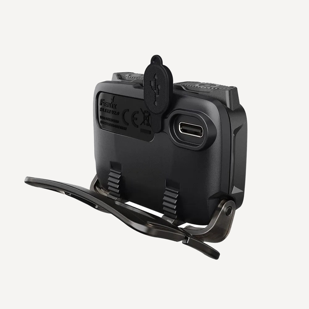 Фонарь налобный Fenix HL12R V2.0 500 Lumen (Серый, 950mAh, Type C)