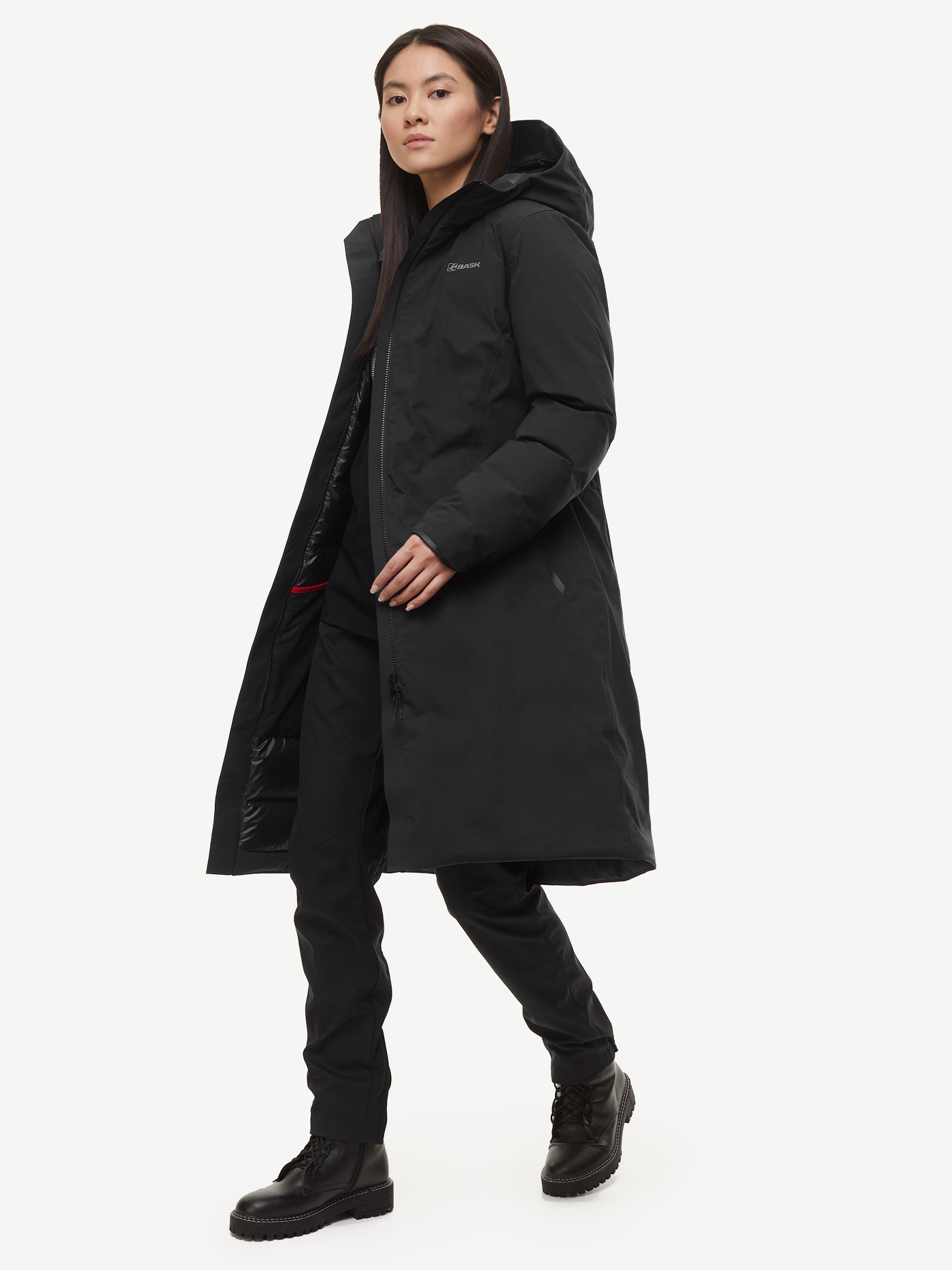 Пуховое пальто BASK FLAME (Женский; 46; Графит) Пуховое пальто BASK FLAME (Женский; 46; Графит)