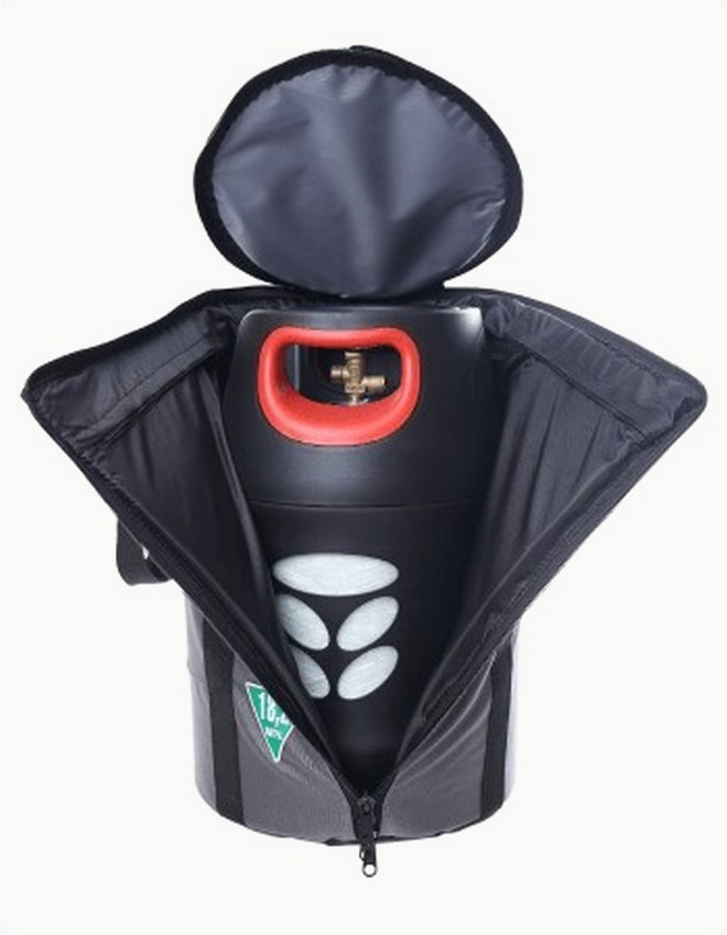 Термочехол для баллона HPC с шевроном 12,7л (Серый)