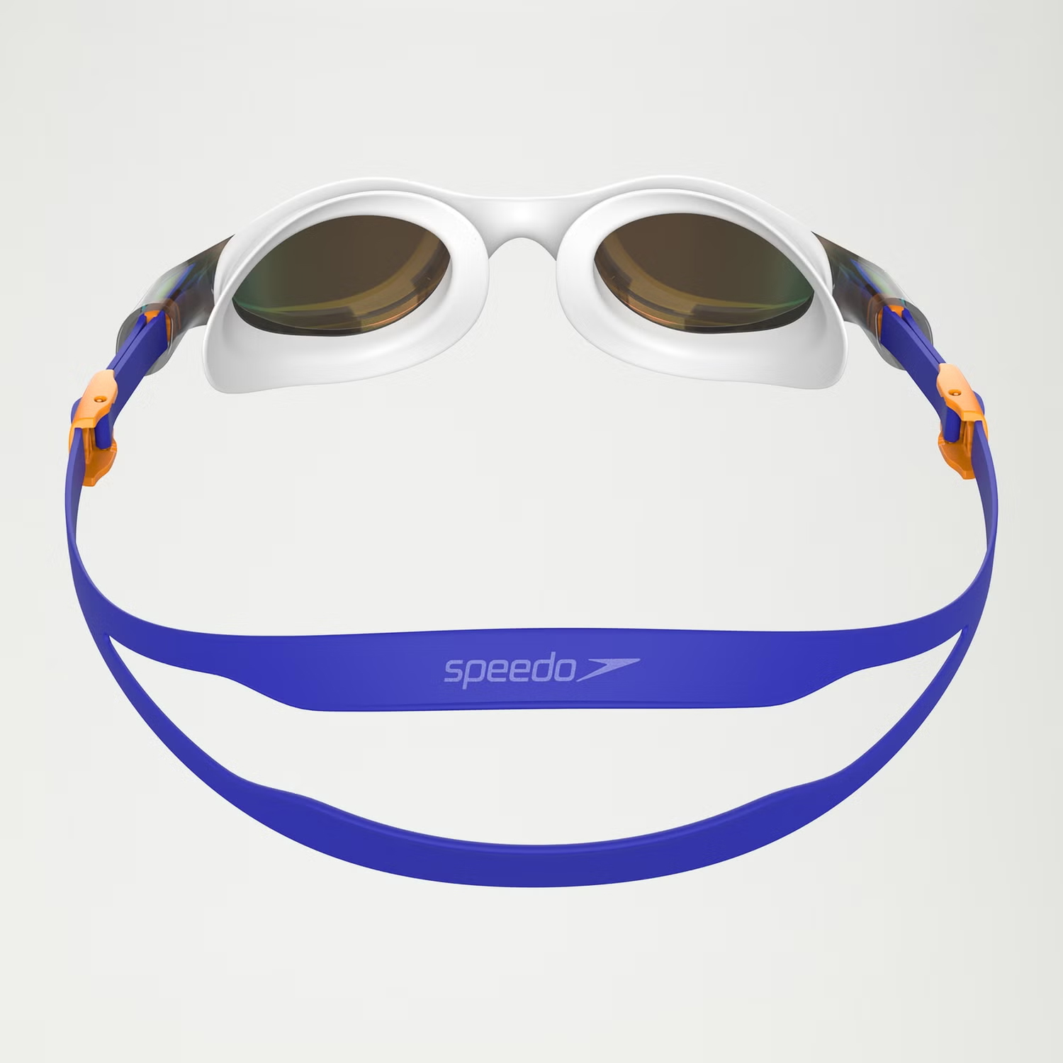 Очки для плавания Speedo Vue Mirror (зеркальные; белый/голубой)