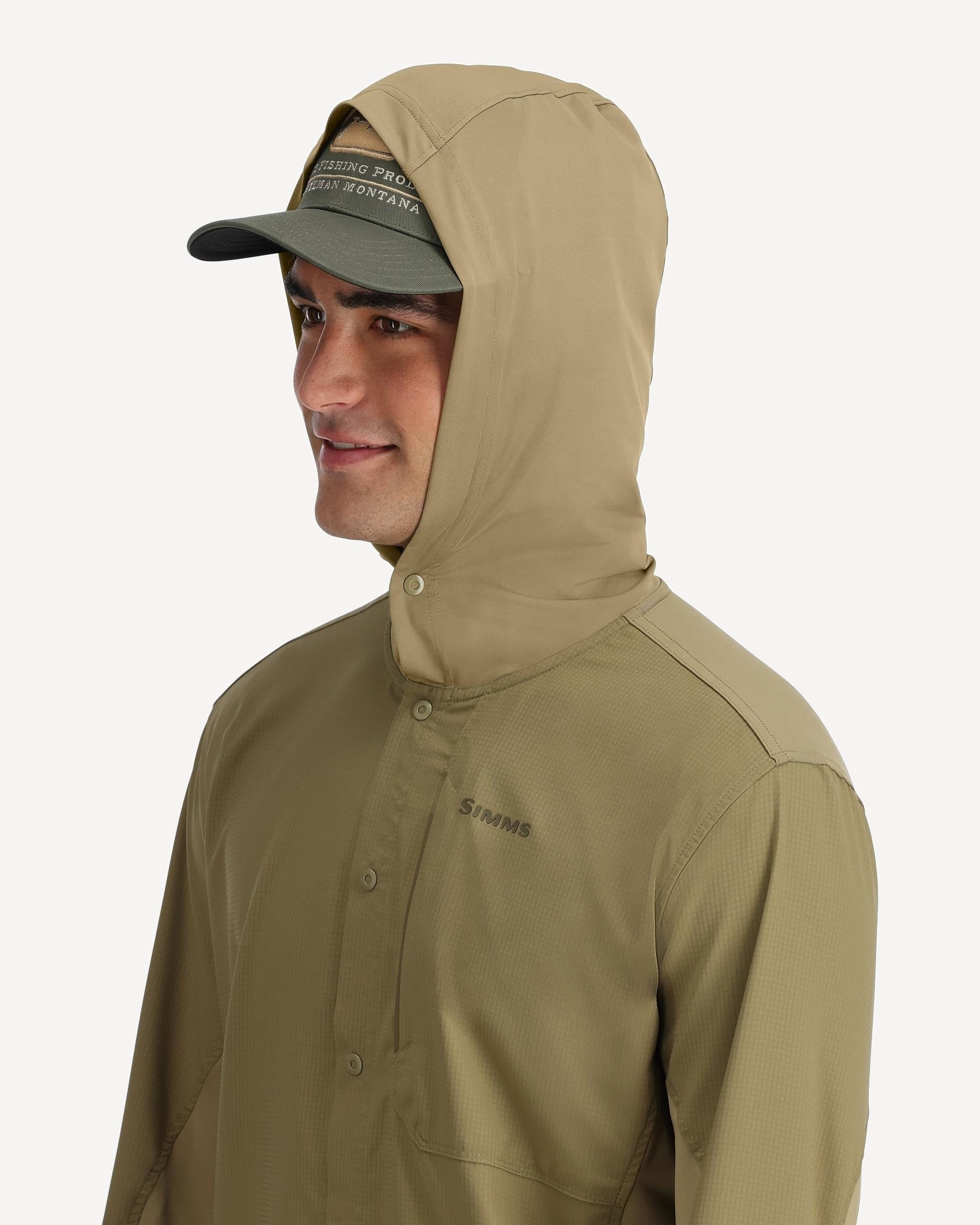 Рубашка Simms Intruder Fishing Hoody (Мужской; M (41-42); Neptune)