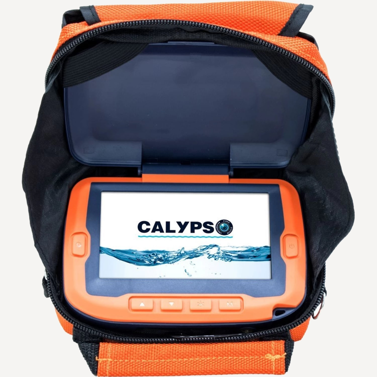 Подводная видеокамера CALYPSO UVS-03 PLUS 8Gb (Оранжевый/Синий; LCD 4,3"(960х480))